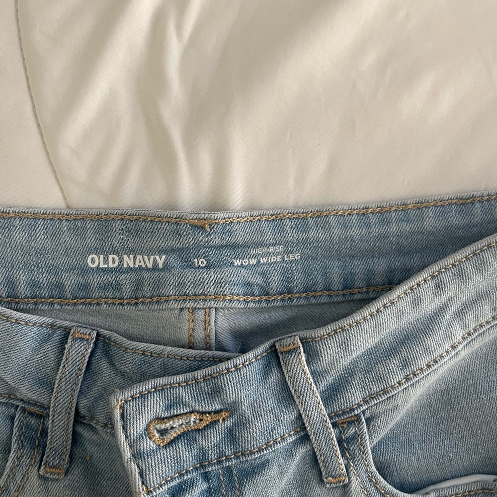 Old Navy Women's Denim Wide Leg Jeans